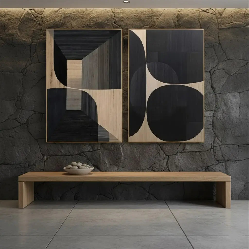 Abstract Tranquility Set of 2 #PB113 ArtiQuo