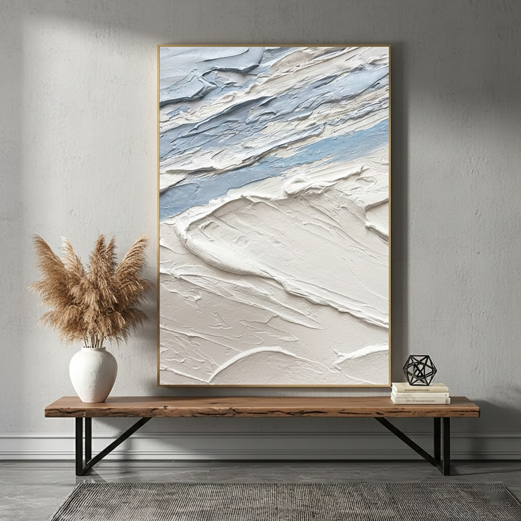 Plaster Art Minimalist Textured Painting #P129 ArtiQuo