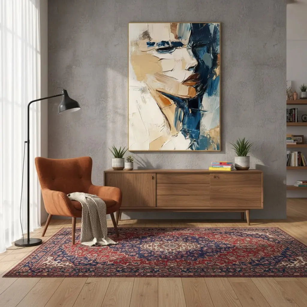 Abstract Texture Portrait Wall Art #P131 ArtiQuo