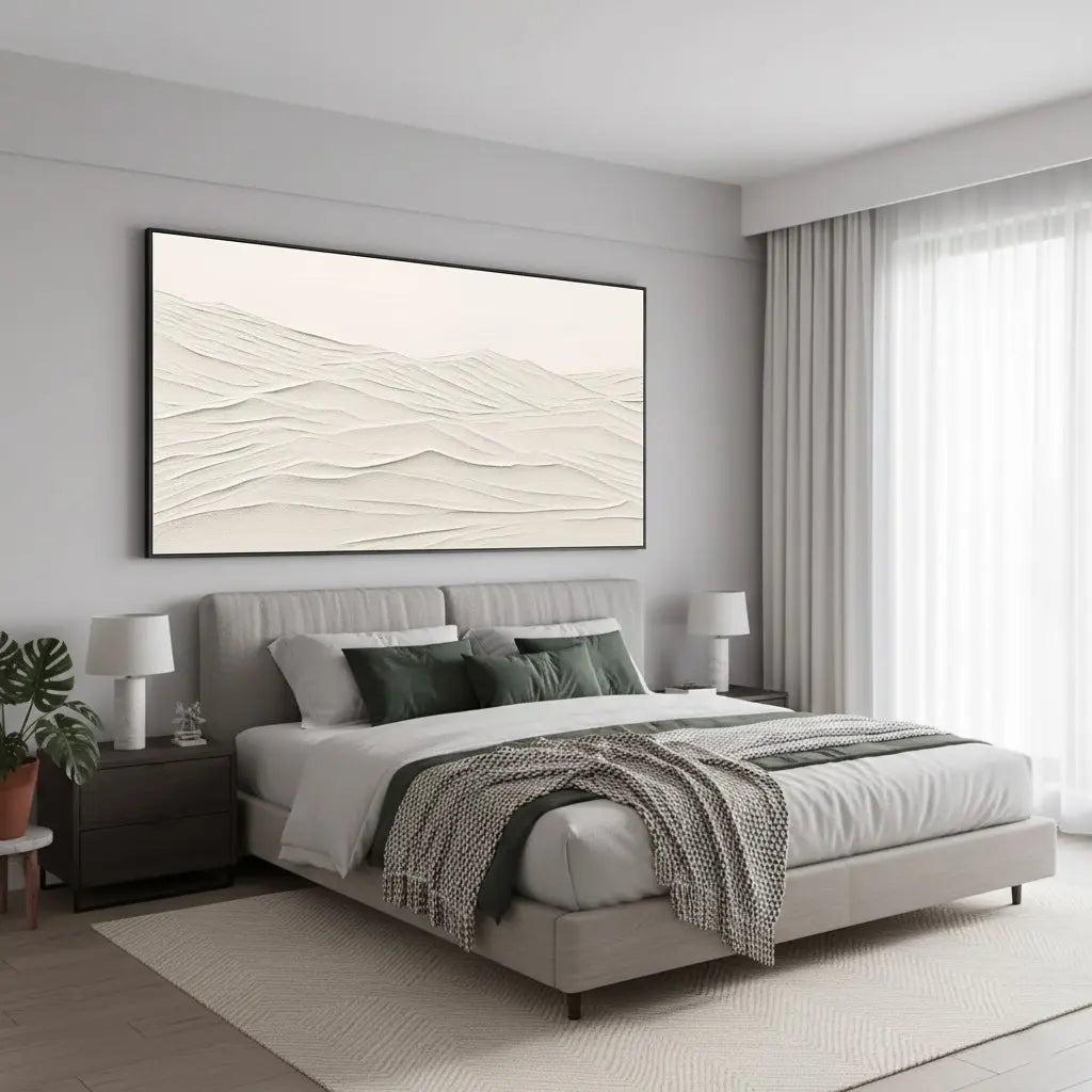 Plaster Art Minimalist Textured Painting #P197 ArtiQuo