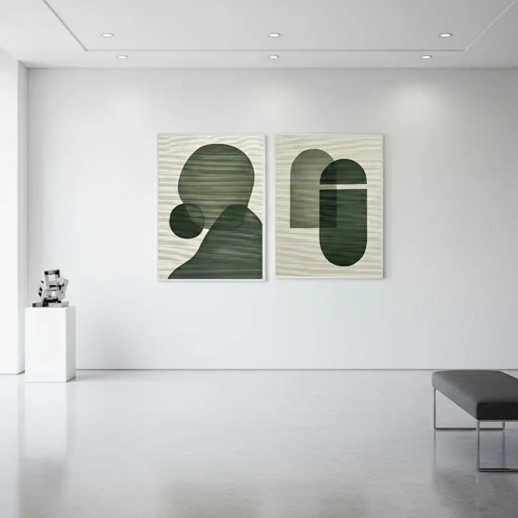 Abstract Tranquility Set of 2 #PB14 ArtiQuo