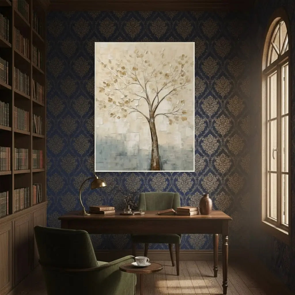 Flower And Tree Painting #P248 ArtiQuo