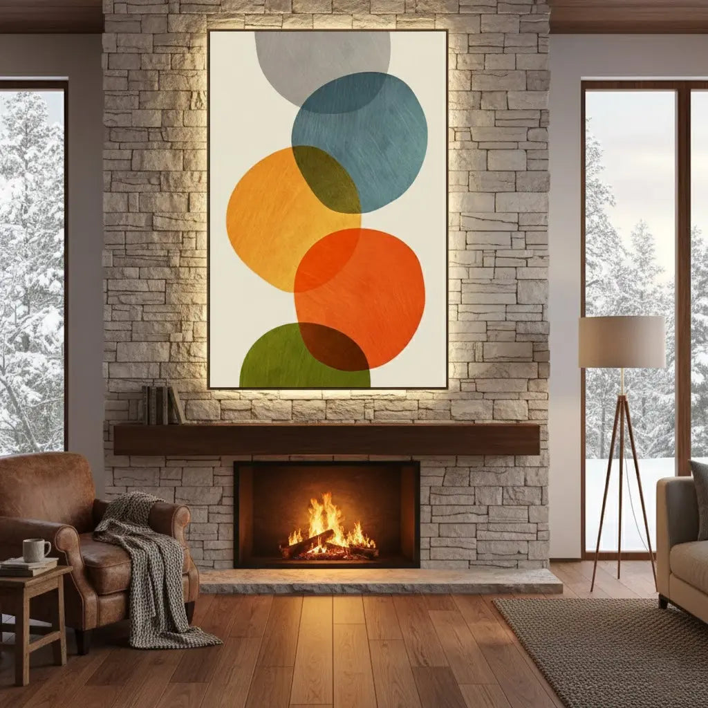 Abstract Tranquility Art Painting #PB25 ArtiQuo