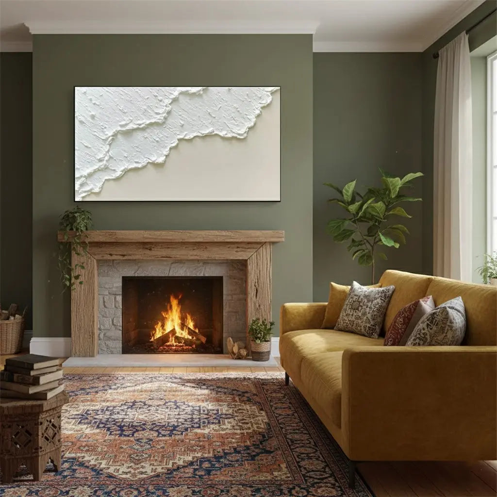 Plaster Art Minimalist Textured Painting #P93 ArtiQuo