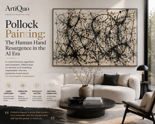 Pollock Painting: The Human Hand Resurgence in the AI Era