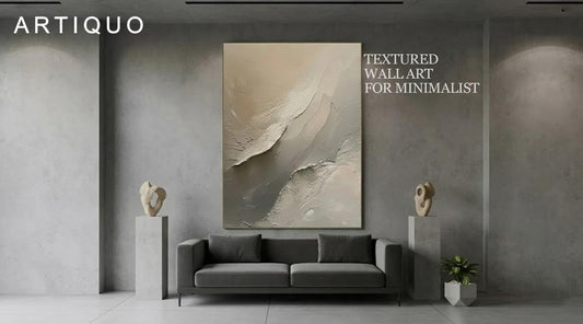 Textured Wall Art for Minimalist Design: The One Statement Piece for Home