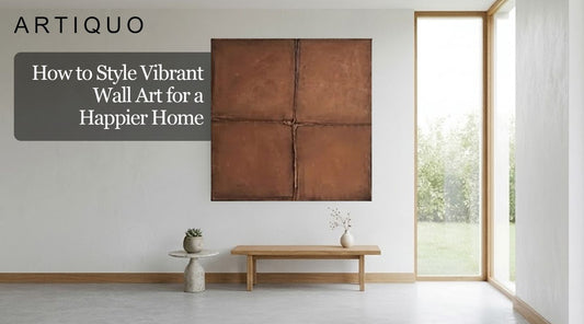 How to Style Vibrant Wall Art for a Happier Home