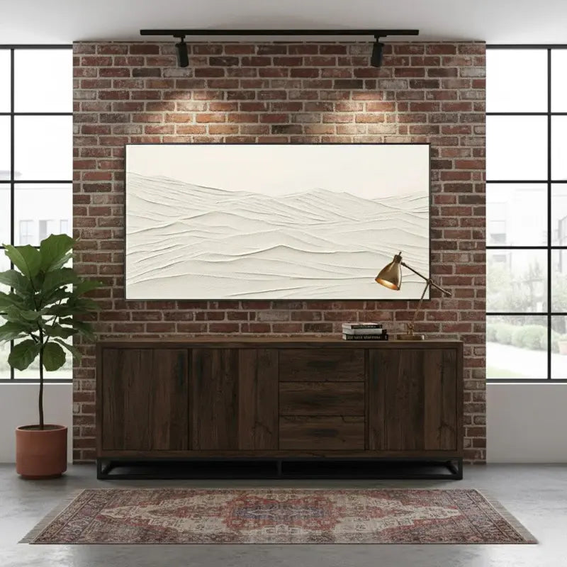 Plaster Art Minimalist Textured Painting # Q1100 ArtiQuo
