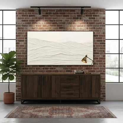 Plaster Art Minimalist Textured Painting # Q1100 ArtiQuo