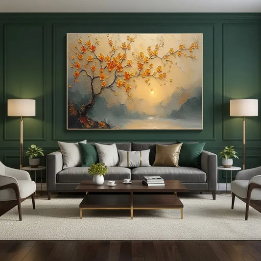Flower And Tree Painting #P105 ArtiQuo