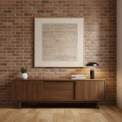 Beige & Brown Abstract #PB109 ArtiQuo