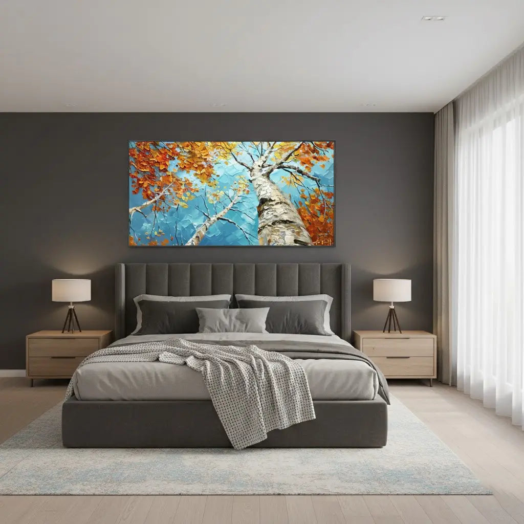 Flower And Tree Painting #P110 ArtiQuo
