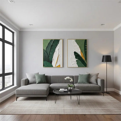 Flower And Tree Painting Set of 2 #P112 ArtiQuo