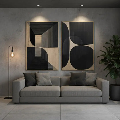 Abstract Tranquility Set of 2 #PB113 ArtiQuo