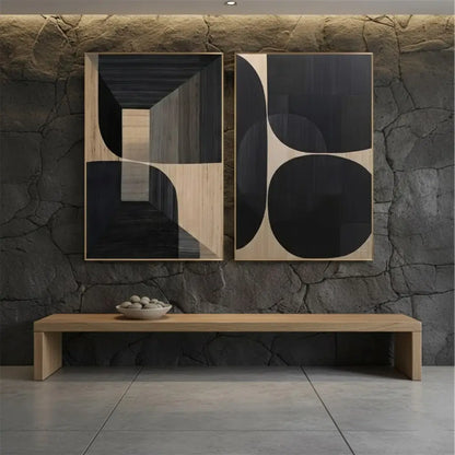 Abstract Tranquility Set of 2 #PB113 ArtiQuo