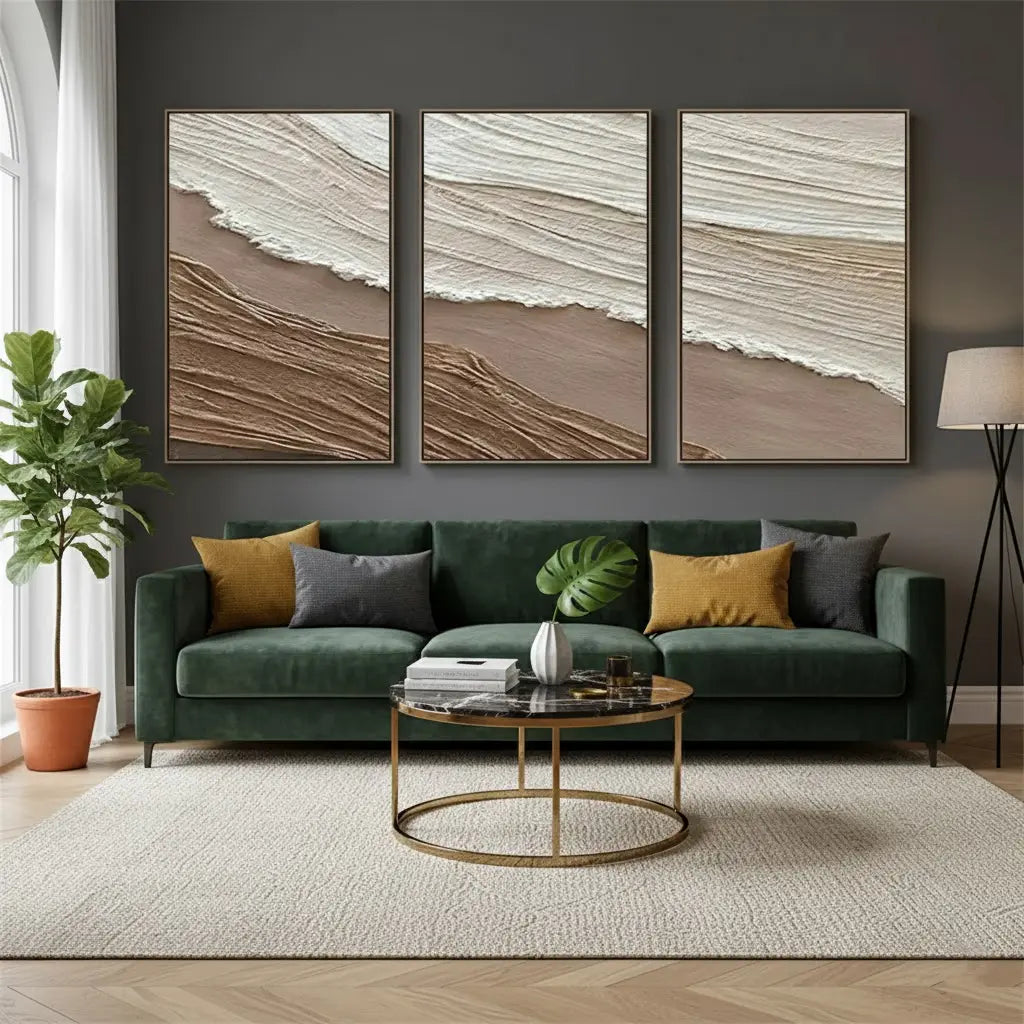 Ocean And Sky Painting Set of 3 #P116 ArtiQuo
