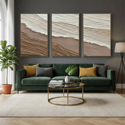Ocean And Sky Painting Set of 3 #P116 ArtiQuo