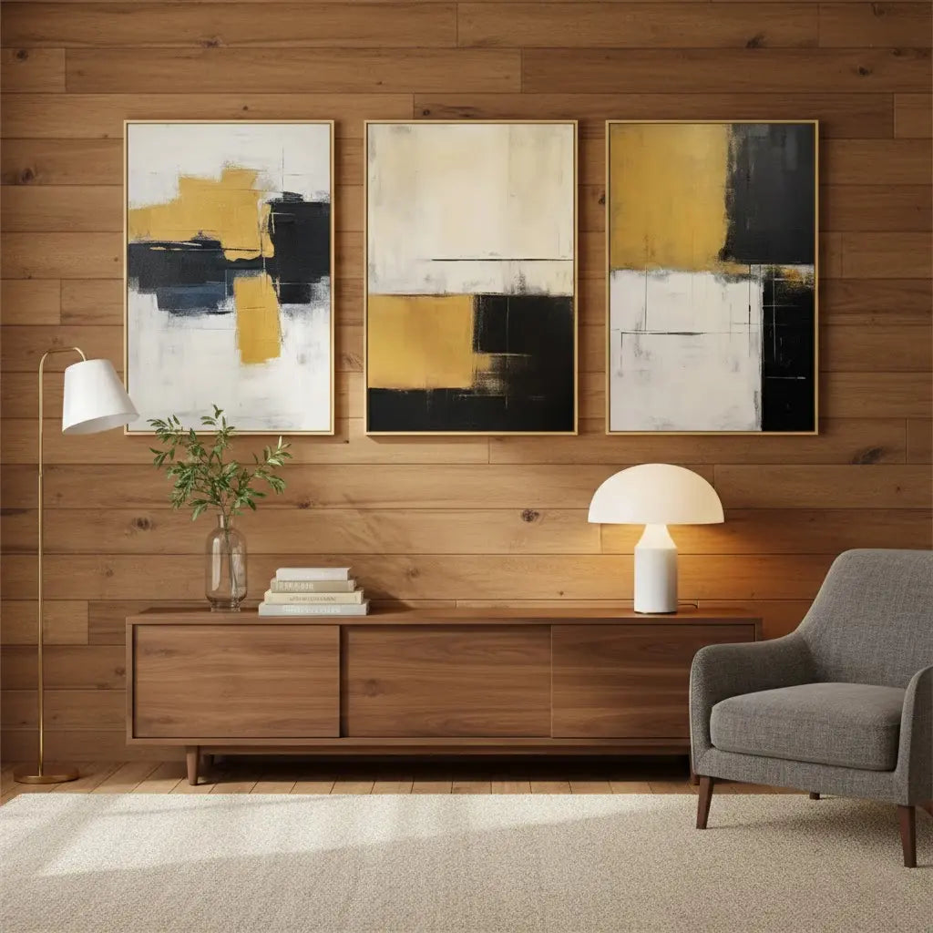 Wabi Sabi Set of 3 Wall Art #PB127 ArtiQuo
