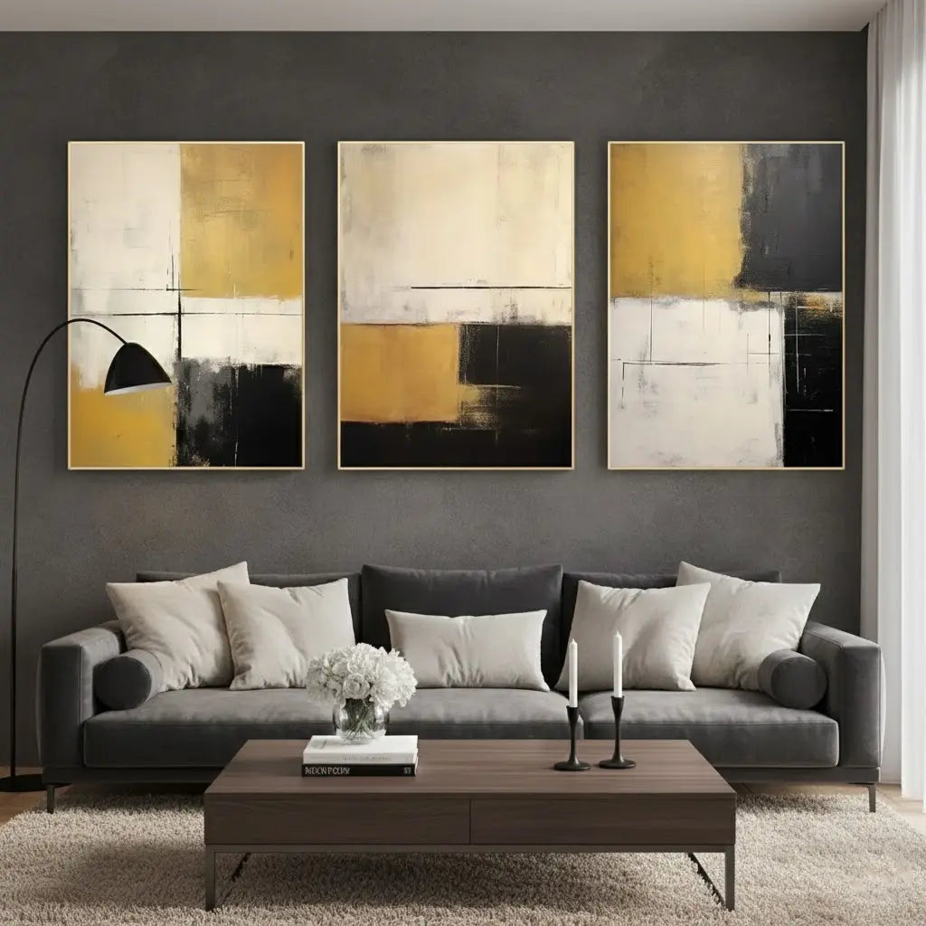 Wabi Sabi Set of 3 Wall Art #PB127 ArtiQuo
