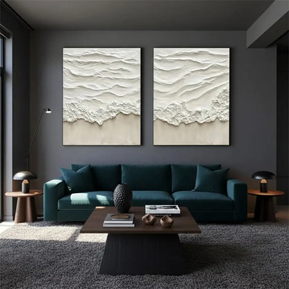Ocean And Sky Painting Set of 2 #BBM12 ArtiQuo