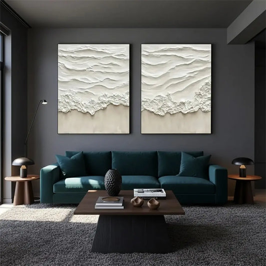 Ocean And Sky Painting Set of 2 #BBM12 ArtiQuo