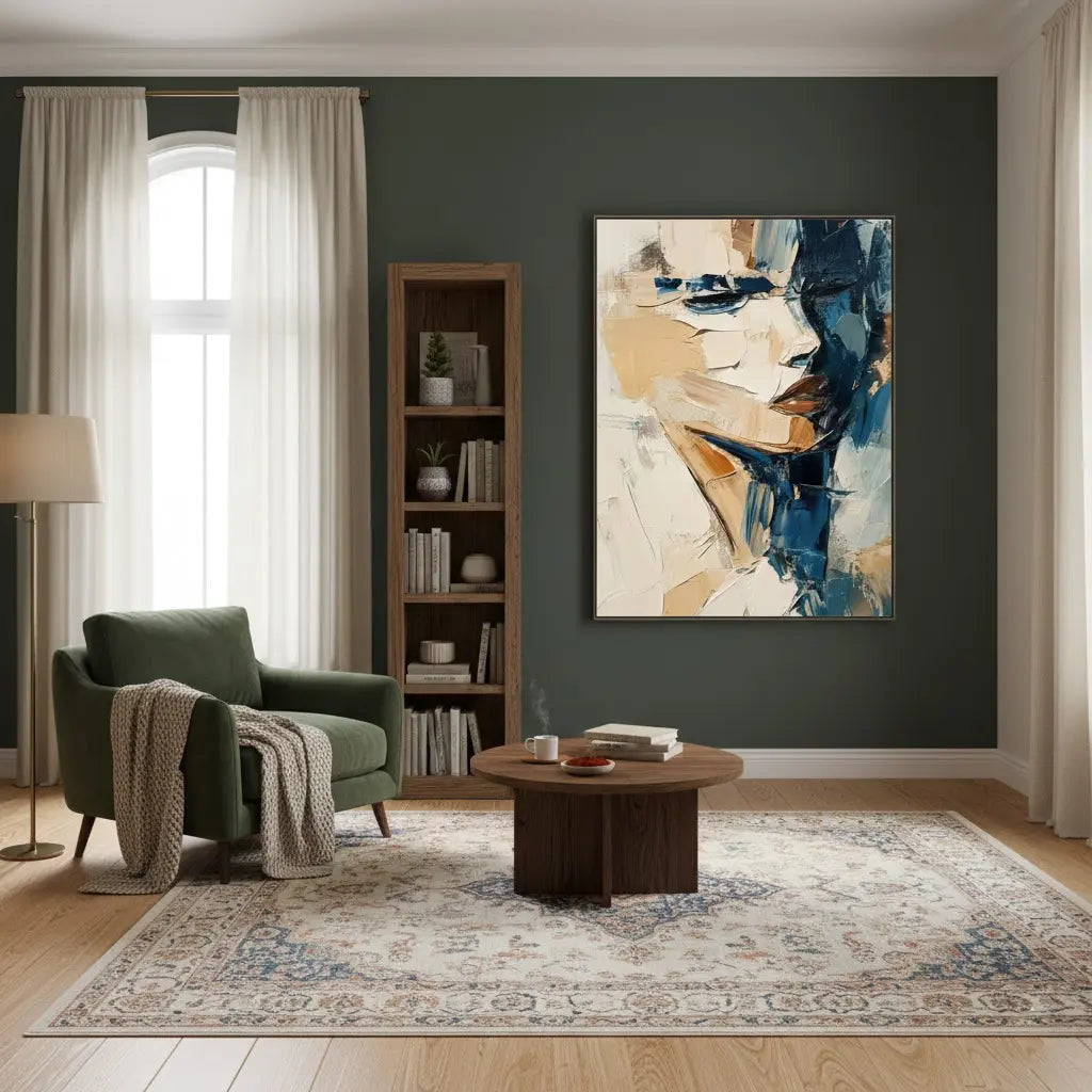 Abstract Texture Portrait Wall Art #P131 ArtiQuo