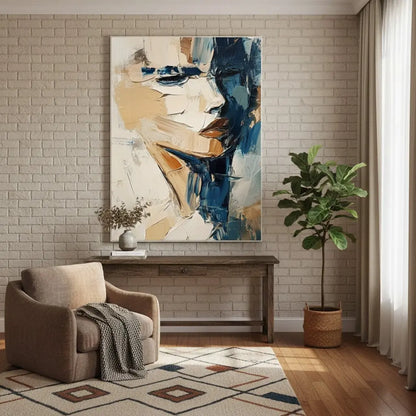 Abstract Texture Portrait Wall Art #P131 ArtiQuo