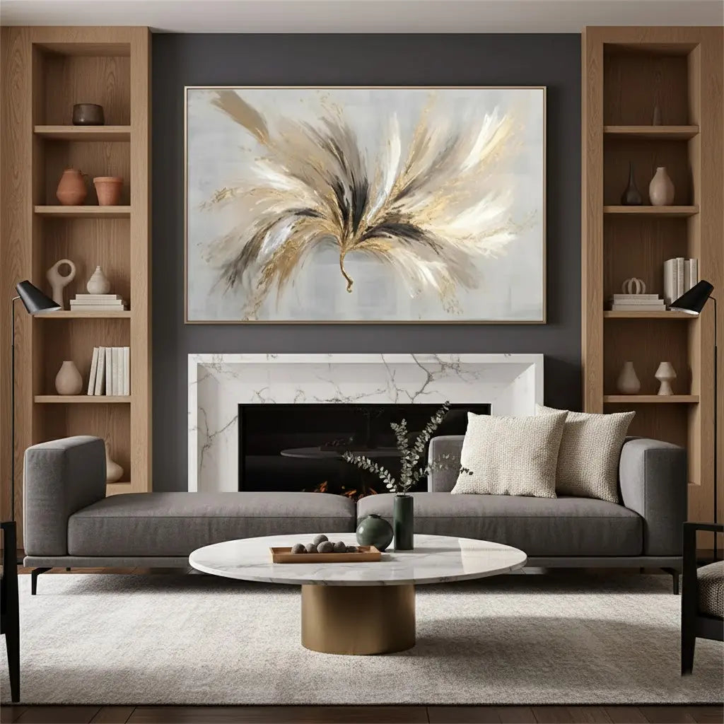 Abstract Textured Wall Art #PB132 ArtiQuo