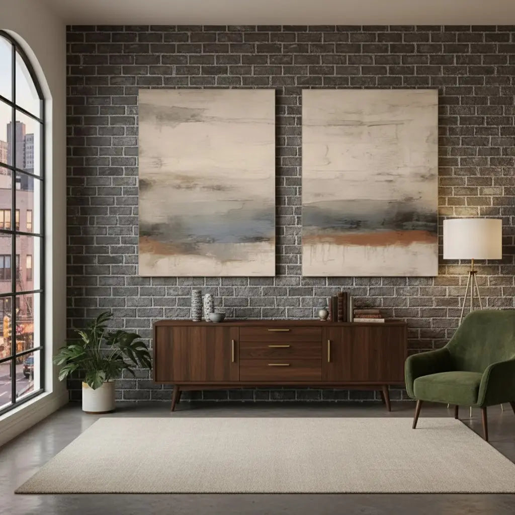 Abstract Tranquility Set of 2 #PB141 ArtiQuo