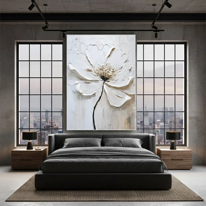 Flower And Tree Abstract Texture Canvas Art #P145 ArtiQuo