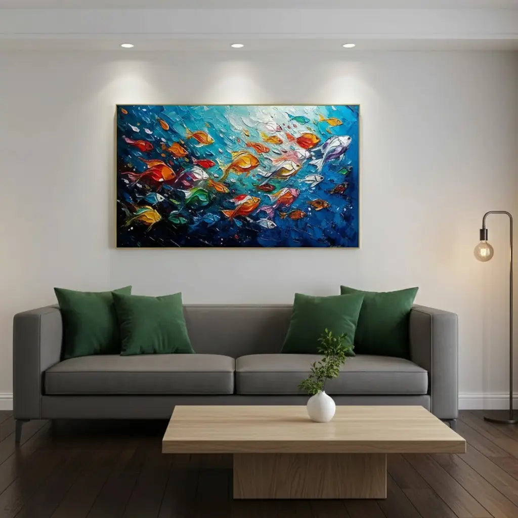 Abstract Animal Textured Canvas Art #P147 ArtiQuo