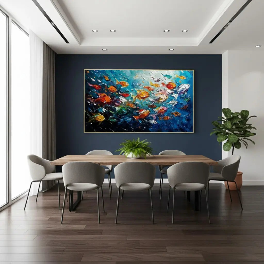 Abstract Animal Textured Canvas Art #P147 ArtiQuo