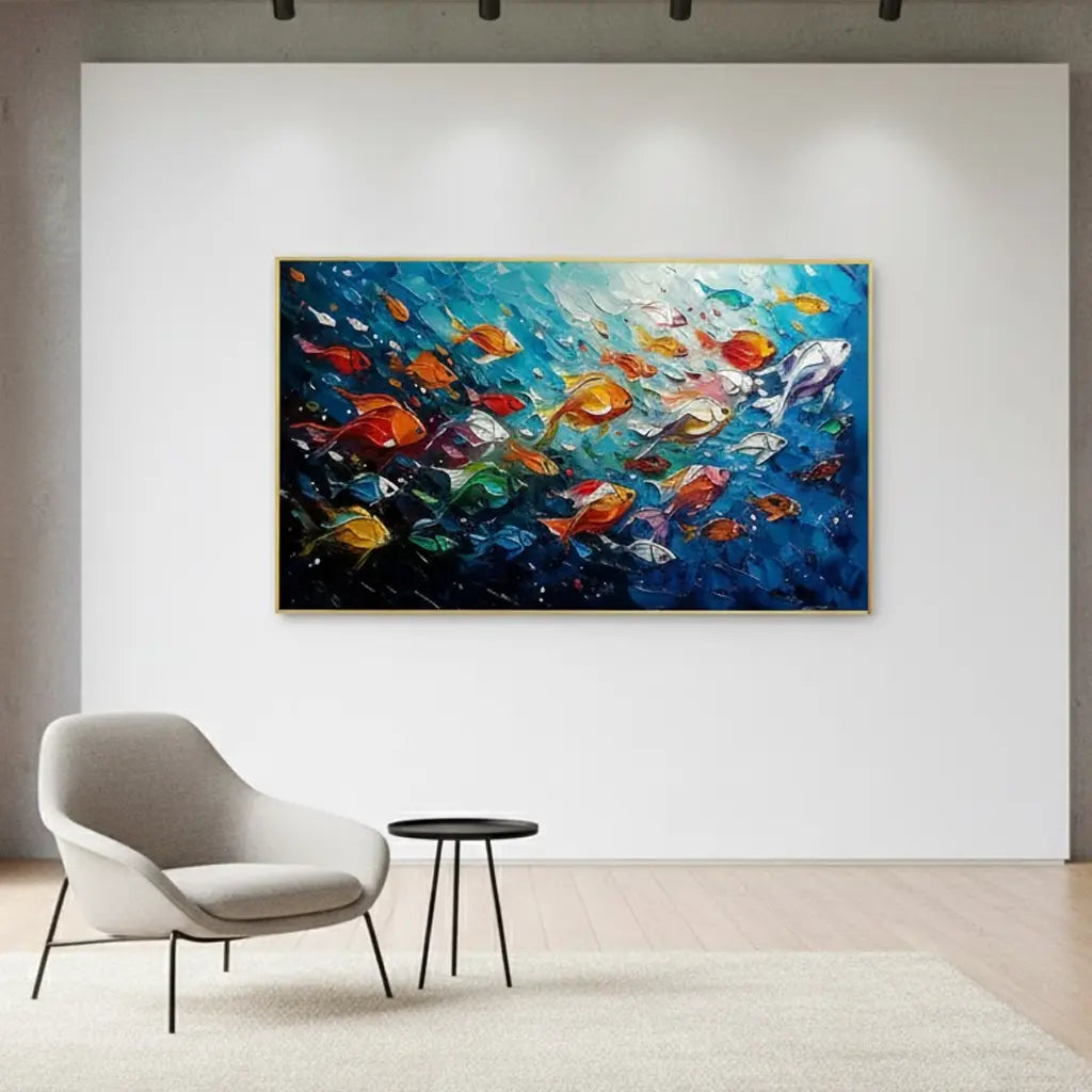 Abstract Animal Textured Canvas Art #P147 ArtiQuo