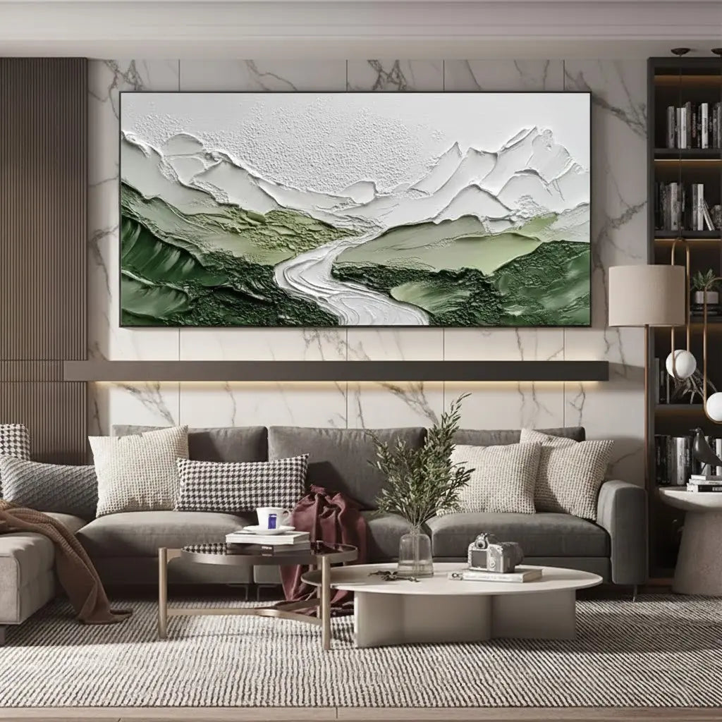 Plaster Art Minimalist Textured Painting #P151 ArtiQuo