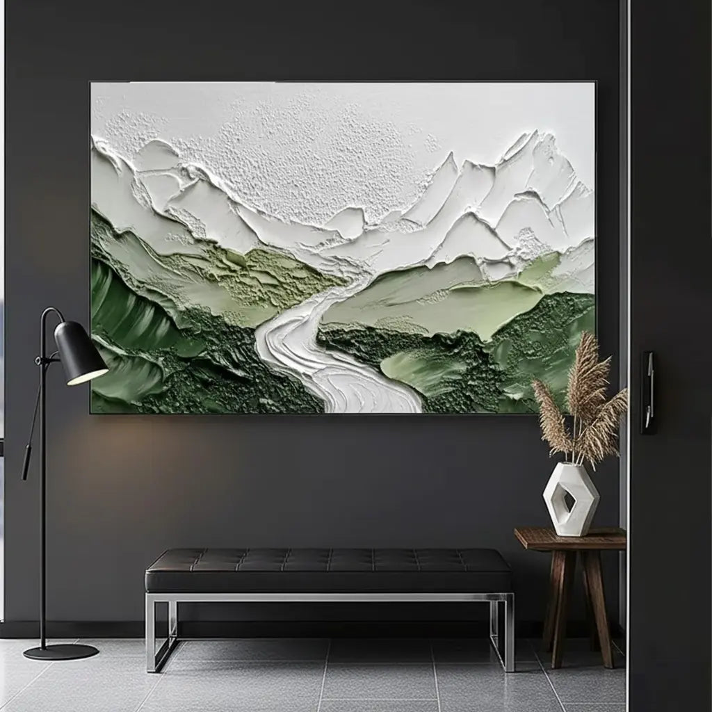 Plaster Art Minimalist Textured Painting #P151 ArtiQuo