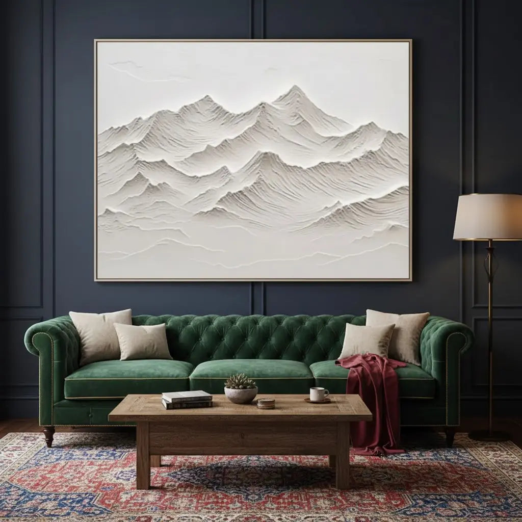Plaster Art Minimalist Textured Painting #P152 ArtiQuo