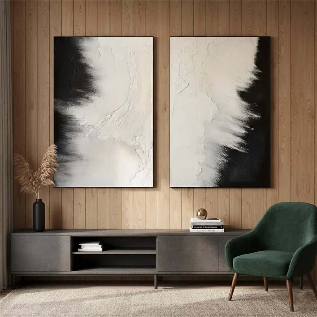 Abstract Painting Set of 2 #PB154 ArtiQuo