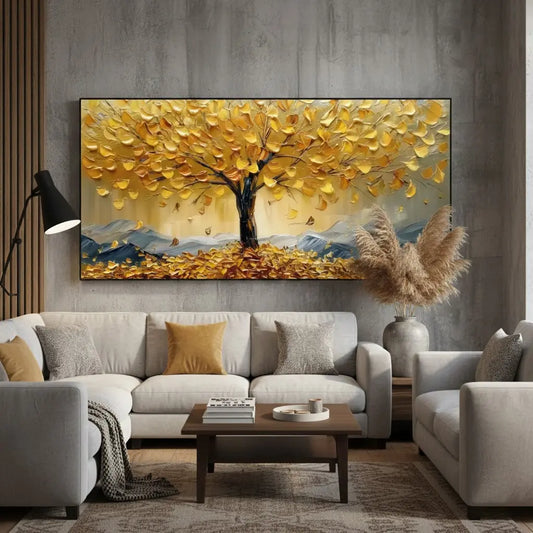 Flower And Tree Painting #P156 ArtiQuo