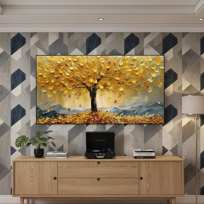 Flower And Tree Painting #P156 ArtiQuo