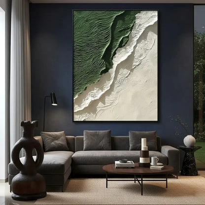 Blue & Green Abstract #PB161 ArtiQuo