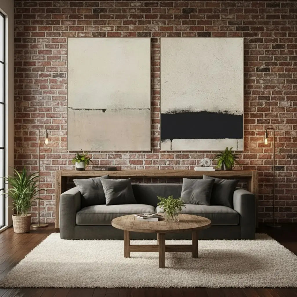 Abstract Painting Set of 2 #PB165 ArtiQuo