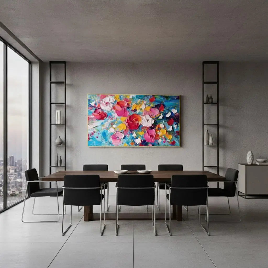 Flower And Tree Painting #P167 ArtiQuo