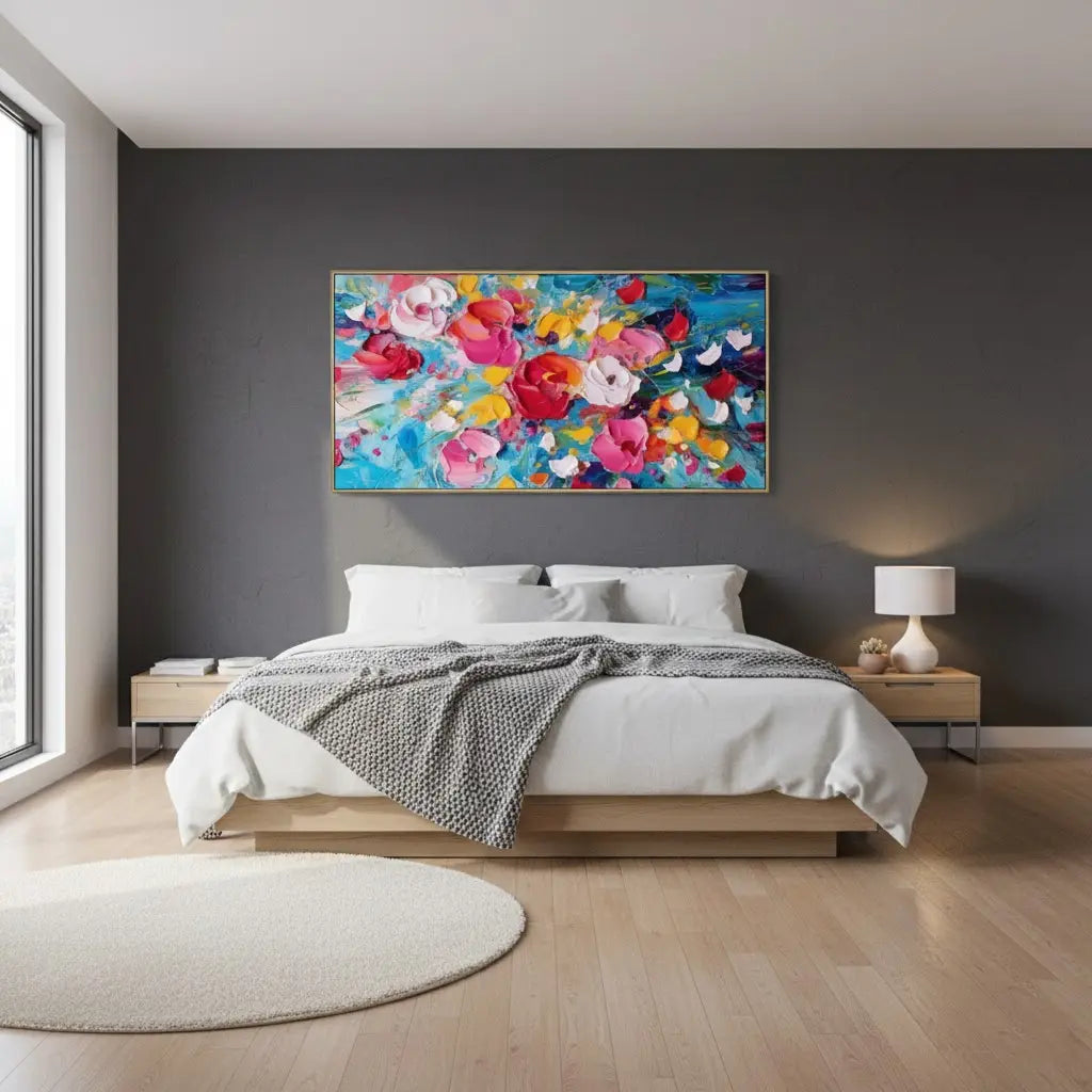Flower And Tree Painting #P167 ArtiQuo