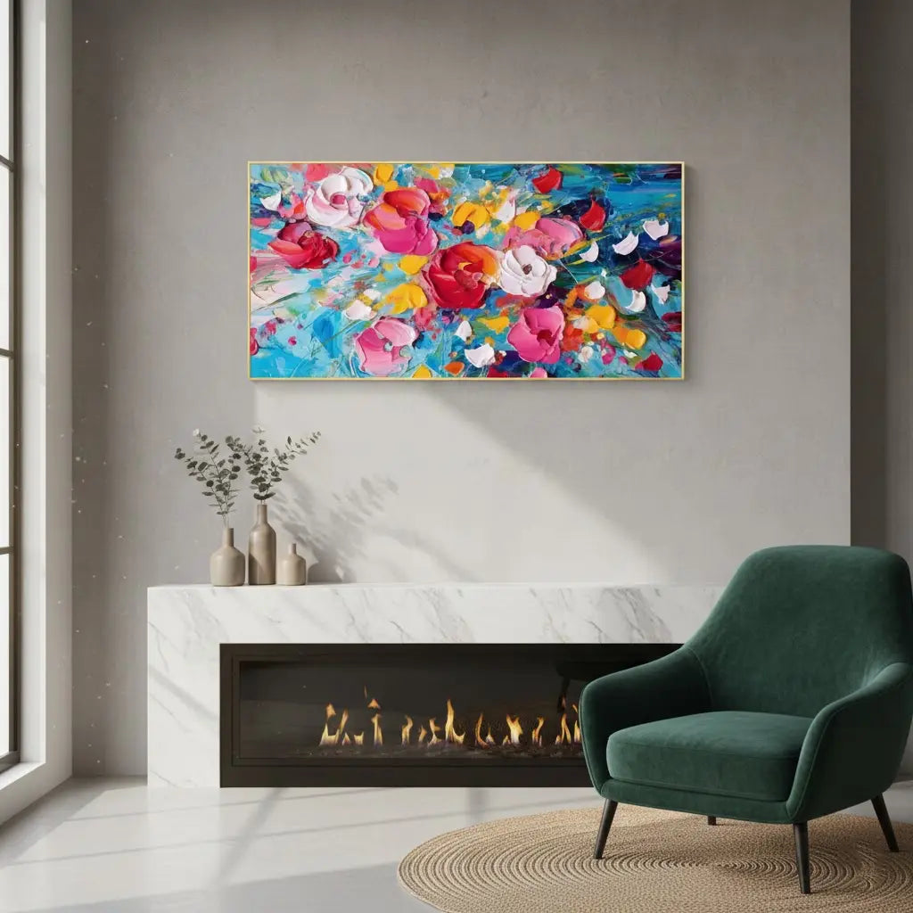 Flower And Tree Painting #P167 ArtiQuo