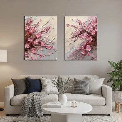 Flower And Tree Painting Set of 2 #P174 ArtiQuo