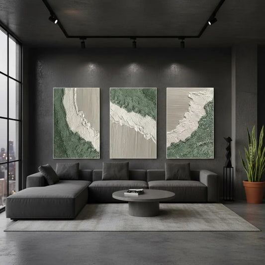 Ocean And Sky Painting Set of 3 #P183 ArtiQuo