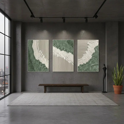 Ocean And Sky Painting Set of 3 #P183 ArtiQuo