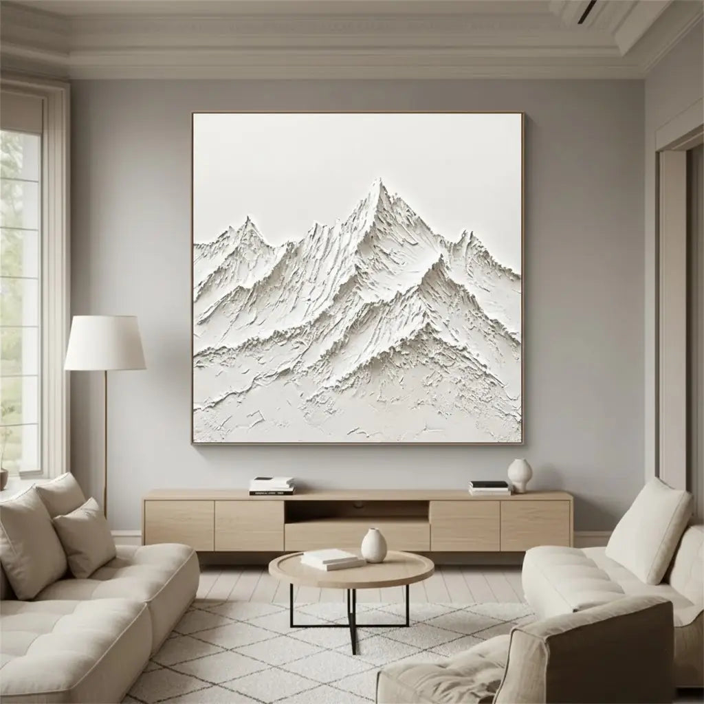 Plaster Art Minimalist Textured Painting #P184 ArtiQuo
