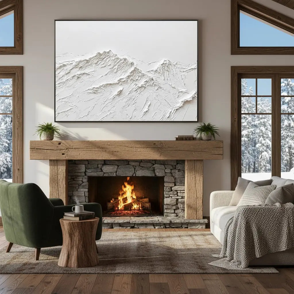Plaster Art Minimalist Textured Painting #P185 ArtiQuo