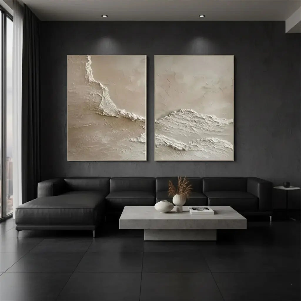 Ocean And Sky Painting Set of 2 #BBM18 ArtiQuo